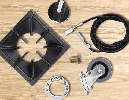 قطعات و لوازم جانبی اجاق های صنعتی